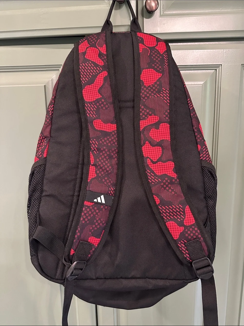 adidas Foundation 6 Red and Black Camo Backpack